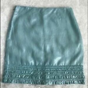 Tommy Bahama Teal Ruffle Trim Skirt